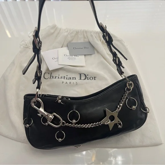 Dior Hardcore Piercing Pochette Bag John Galliano Rare Y2K - Picture 10 of 15